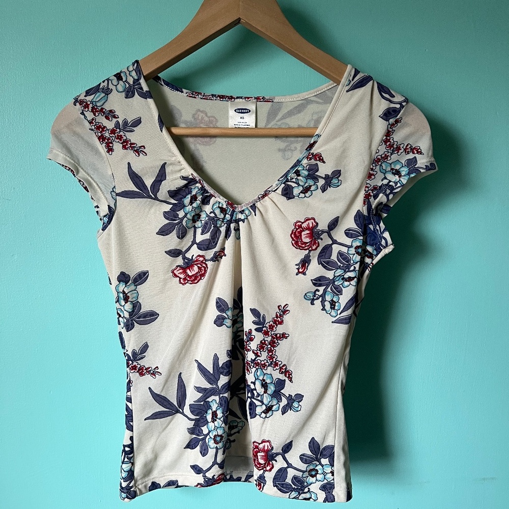 Old Navy Retro Inspired Y2K Shirt Size XS